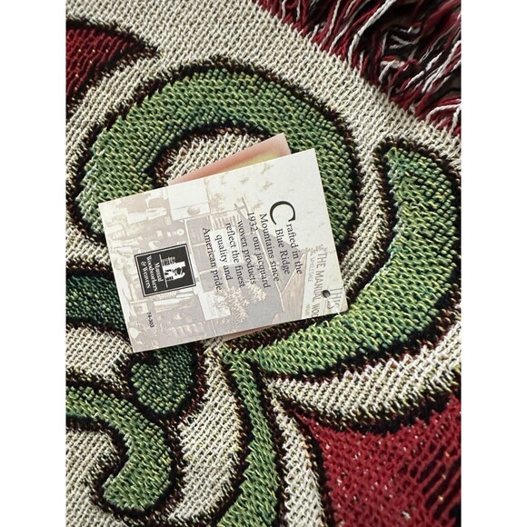 Jim Shore "May The Road Rise Up To Meet You" Throw Blanket Tapestry NWT 51x68 - Picture 6 of 7